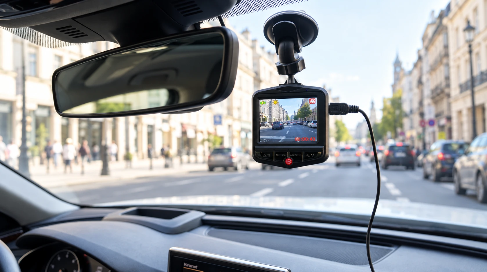 Side by side with two popular dash cams, the difference is plain