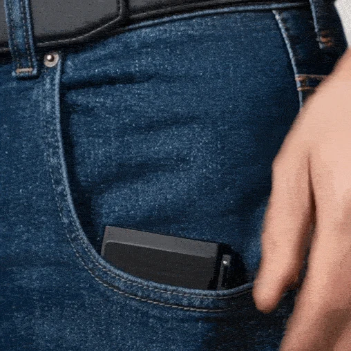 Front pocket carry makes you a harder target